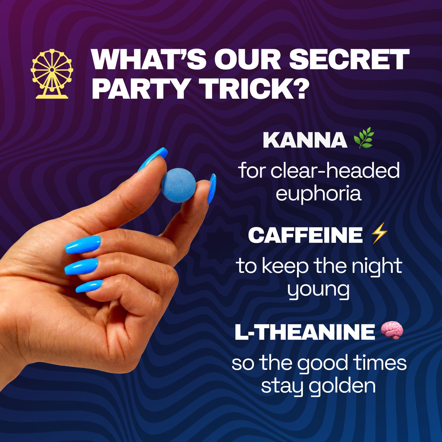 Blue Razz - Party Kanna Tablets