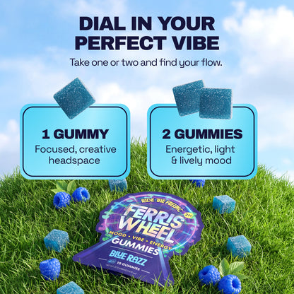Blue Razz - Vibe Kanna Gummies