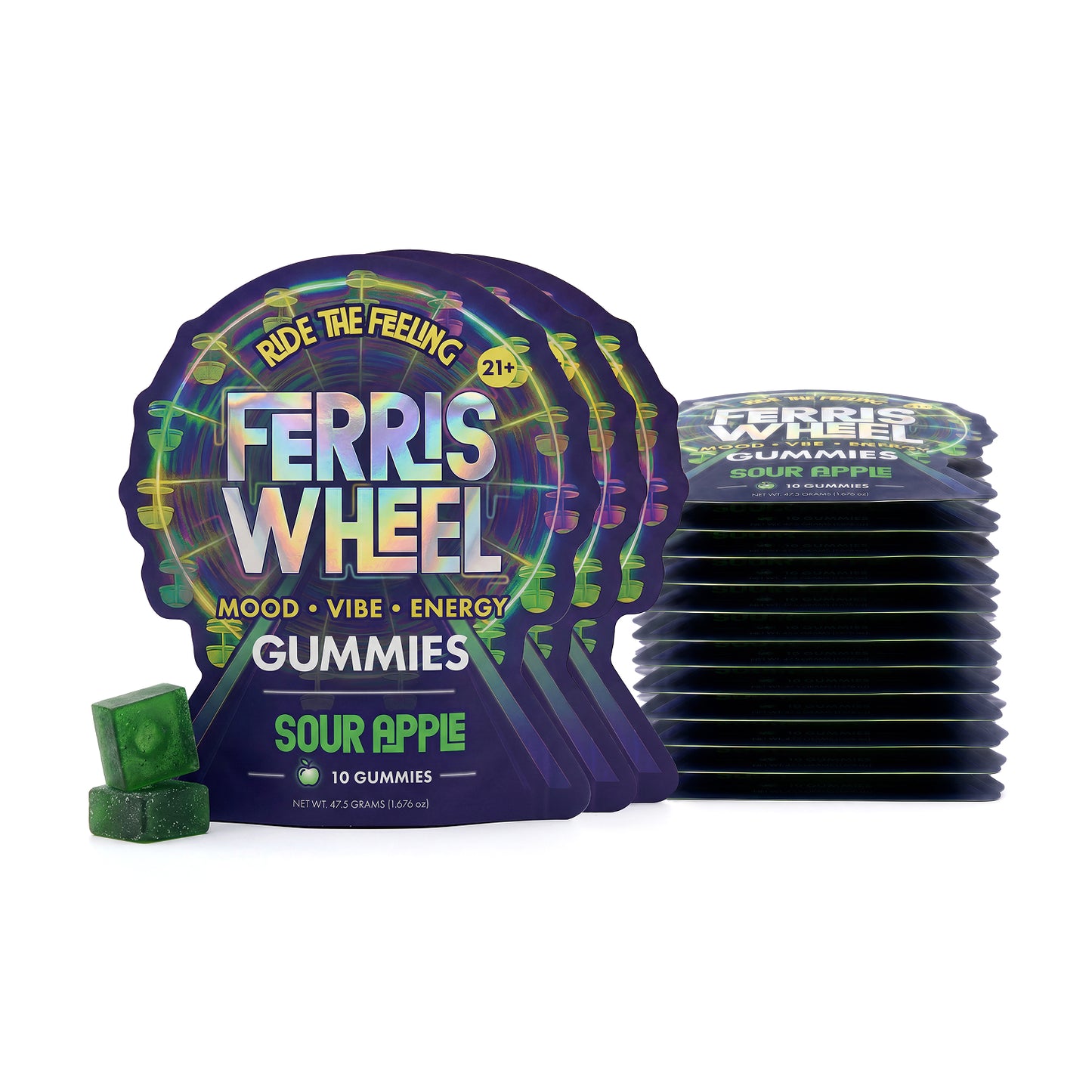 Sour Apple - Vibe Kanna Gummies