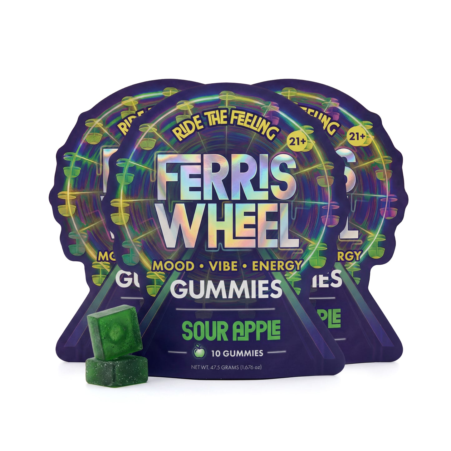 Sour Apple - Vibe Kanna Gummies