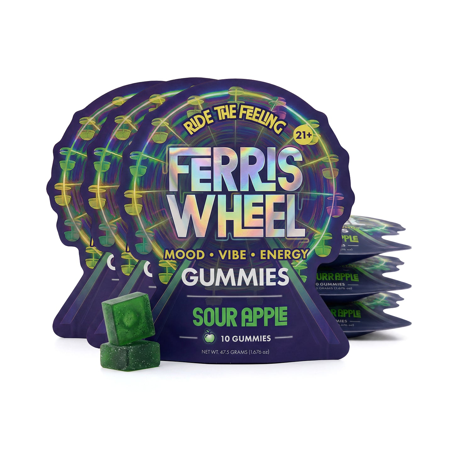 Sour Apple - Vibe Kanna Gummies