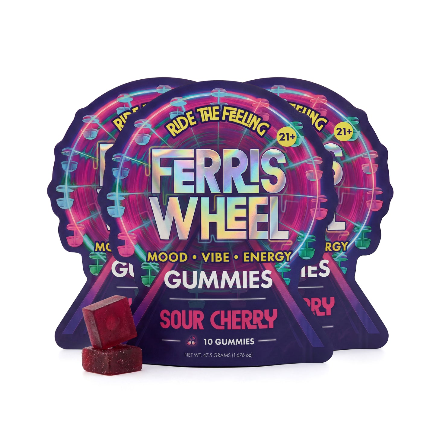 Sour Cherry - Vibe Kanna Gummies
