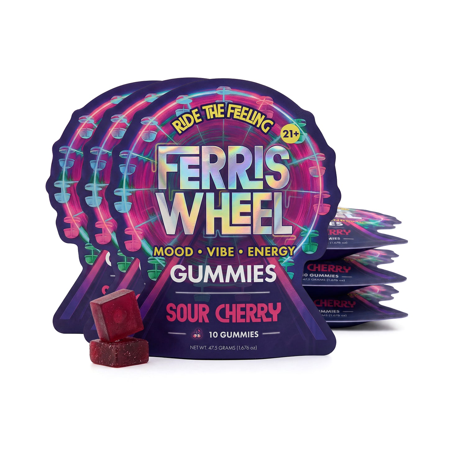 Sour Cherry - Vibe Kanna Gummies