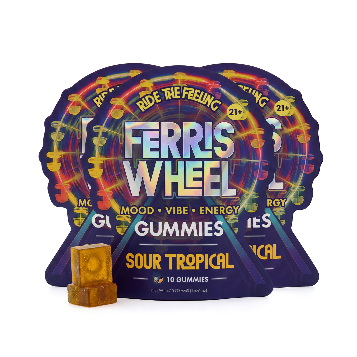 Sour Tropical - Vibe Kanna Gummies