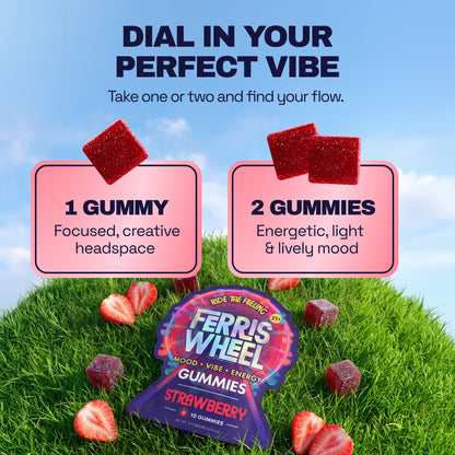 Strawberry - Vibe Kanna Gummies