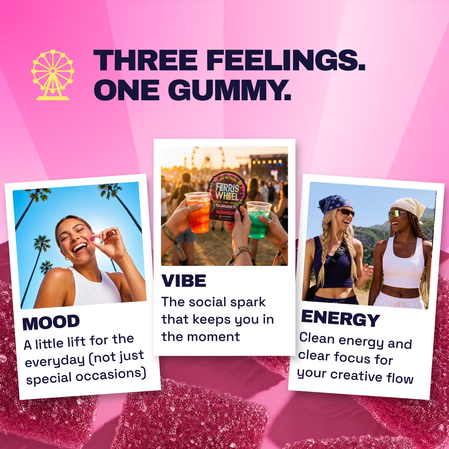 Watermelon - Vibe Kanna Gummies