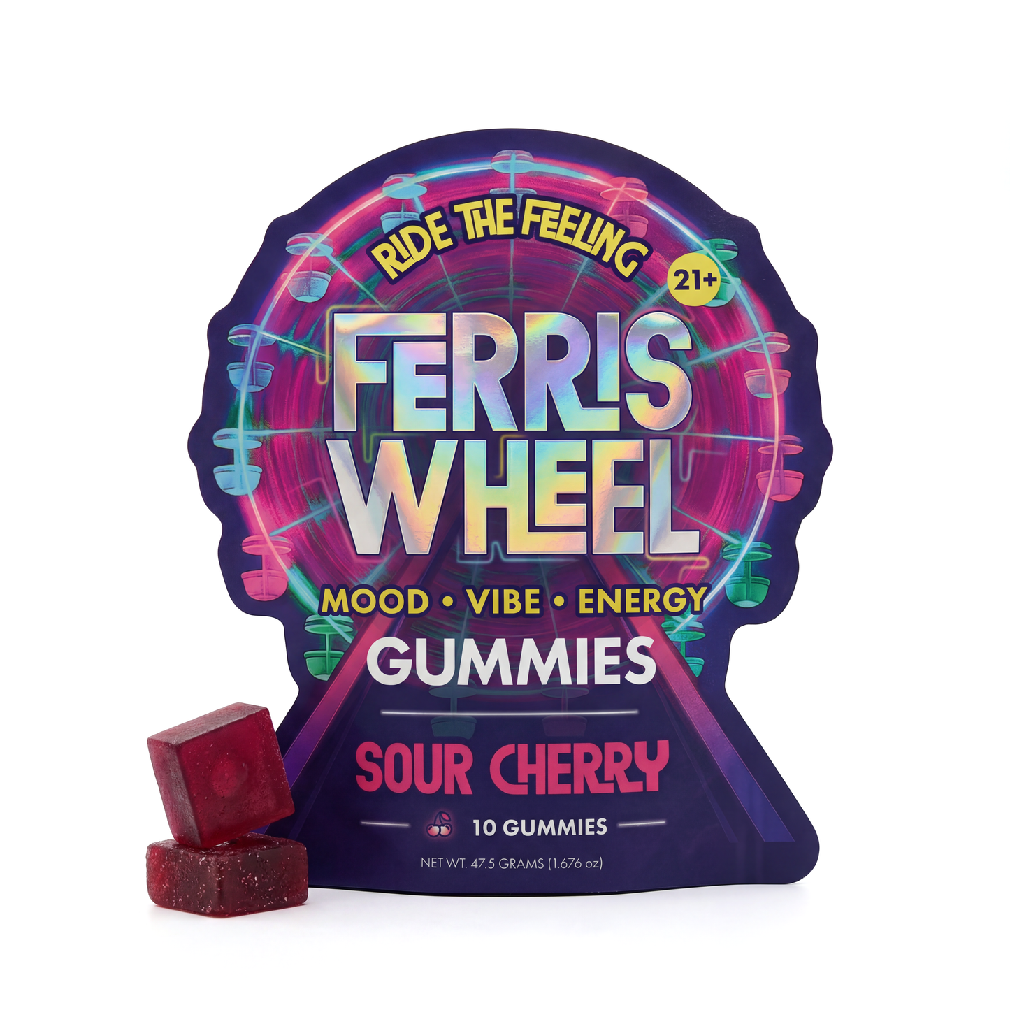 Ferris Wheel Vibe Kanna Gummies - Sour Cherry