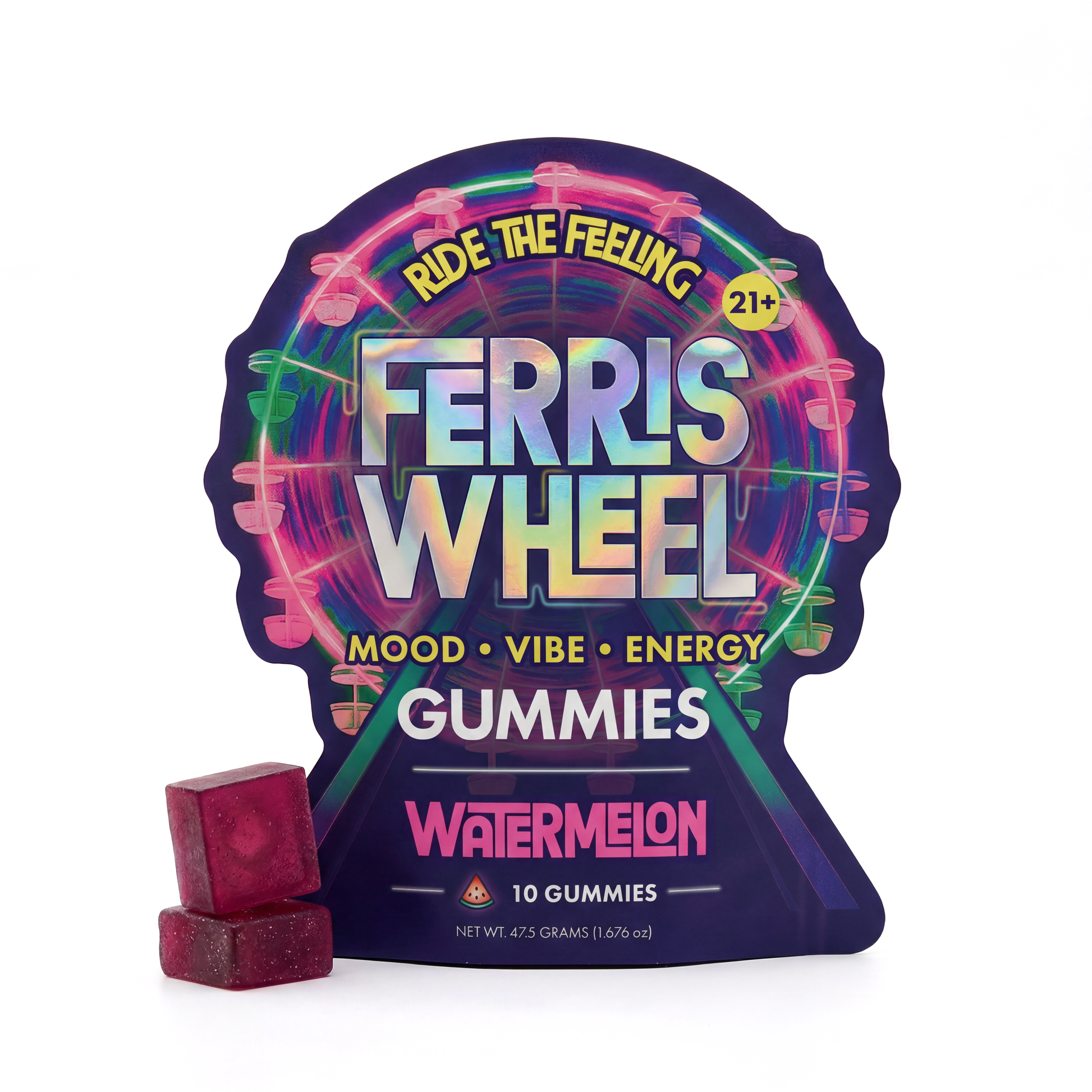 Ferris Wheel Vibe Kanna Gummies - Watermelon
