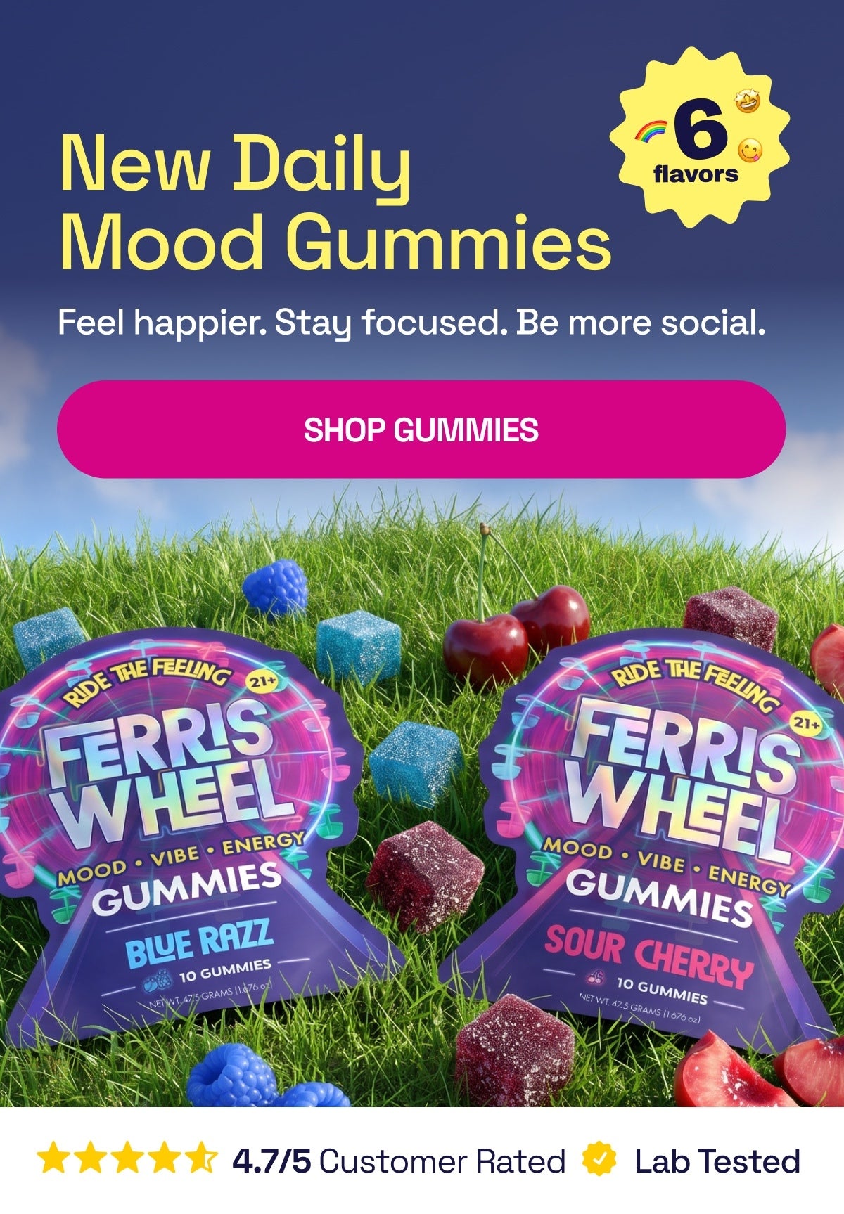 Premium Kanna Extract – Natural Euphoria & Energy | Ferris Wheel